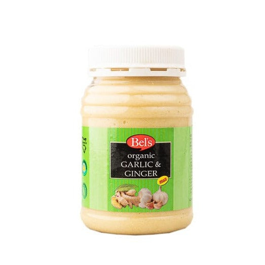 Bel's oganic garlic & ginger mix at zucchini