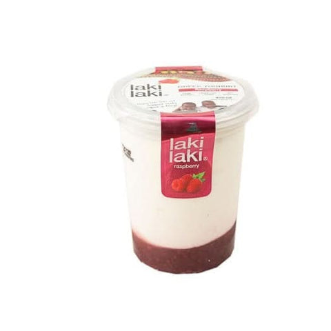 Laki Laki Greek Rasberry Yoghurt at zucchini