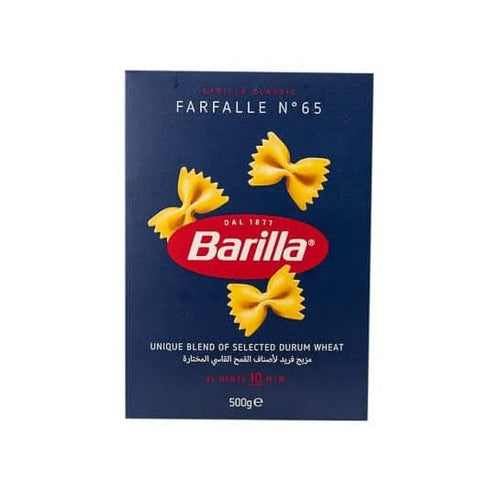 Barilla Farfalle Pasta at zucchini