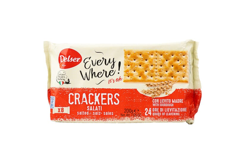 Delser Crackers - Salted 200g.