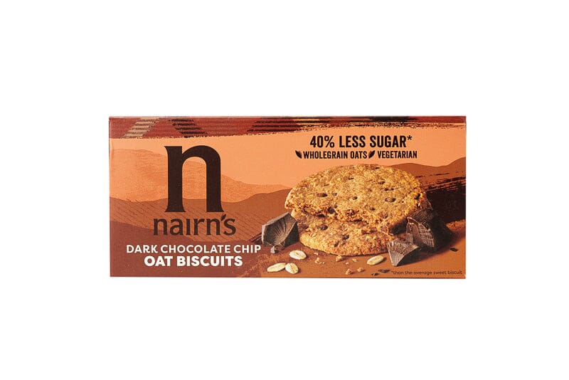 Nairn's Dark Chocolate Chip Oat Biscuits 200g.