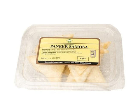Zucchini Paneer Samosa 6 Pieces
