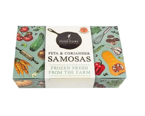 The Food Fairy Mini Feta & Coriander Samosas x 8 Pieces