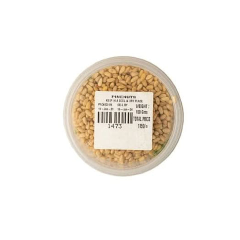 Pinenuts at zucchini