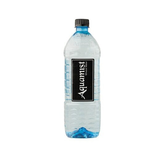 Aquamist still mineral water at zucchini