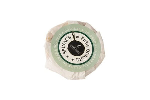 The Food Fairy Go Grab - Spinach & Feta Quiche.
