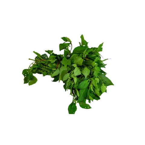 Fresh African Nightshade/ Managu per bunch at zucchini