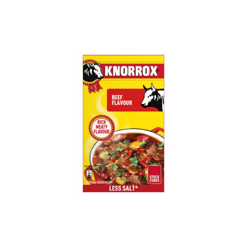 Knorrox Beef Flavoured Stock Cubes 12 x 10g